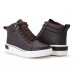Bota Feminina Cano Curto C/Cadarço Café - Bota - Levit Calçados