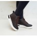 Bota Feminina Cano Curto C/Cadarço Café - Bota - Levit Calçados