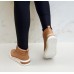 Bota Feminina Cano Curto C/Cadarço Nude - Bota - Levit Calçados