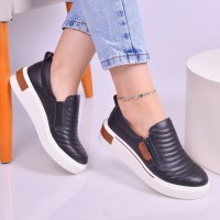 Tênis Iate Feminino C/Zíper Preto - Tênis. - Levit Calçados